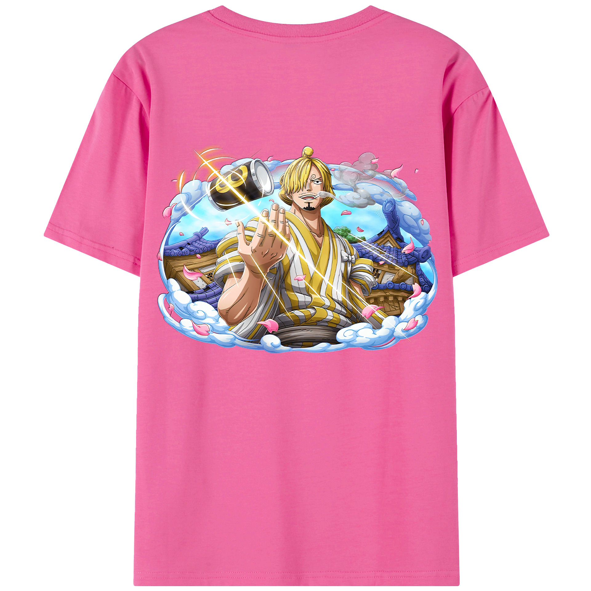 （画像用） ワンピース サンジ ONE PIECE Sanji レディース半袖Tシャツ(バックプリント)